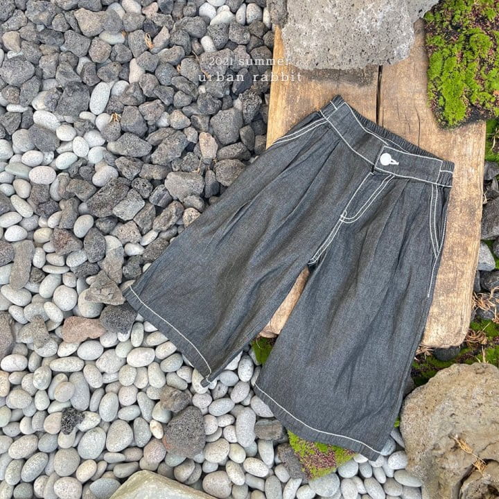 URBAN RABBIT - Korean Children Fashion - #Kfashion4kids - Loose Wide Denim Pants - 5