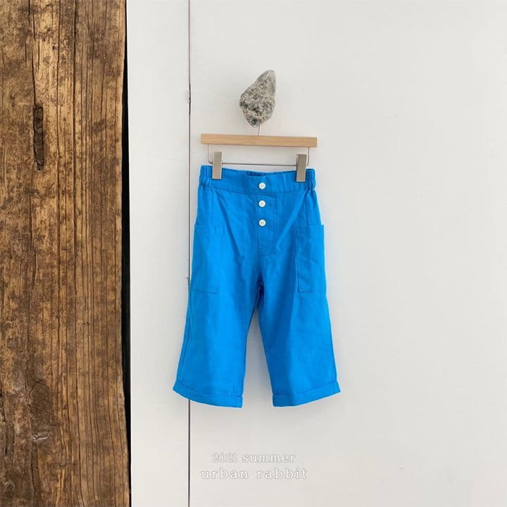 URBAN RABBIT - Korean Children Fashion - #Kfashion4kids - Button Linen Pants - 5