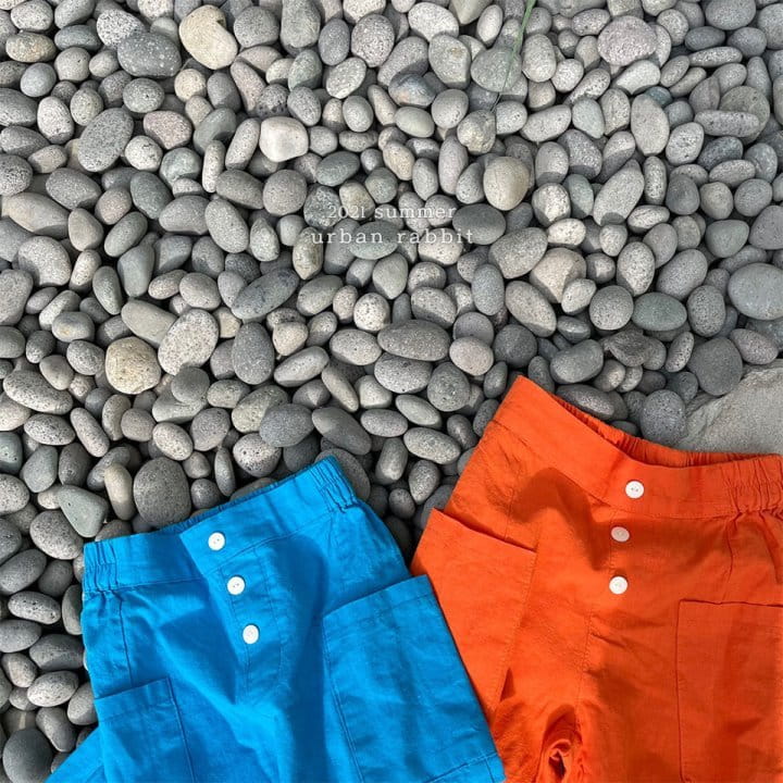 URBAN RABBIT - Korean Children Fashion - #Kfashion4kids - Button Linen Pants - 8