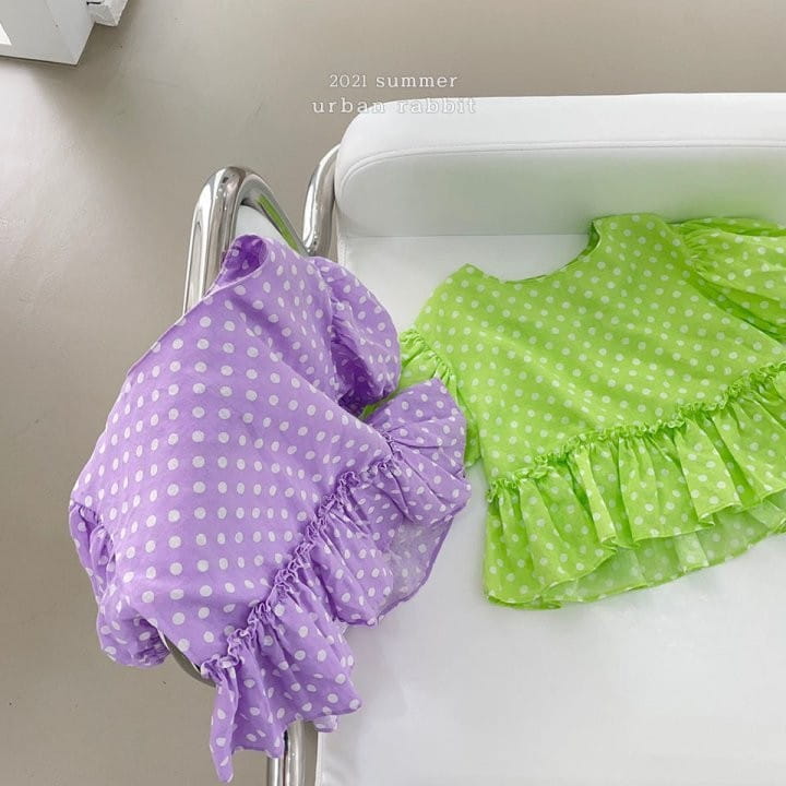 URBAN RABBIT - Korean Children Fashion - #Kfashion4kids - Linen Dots Blouse