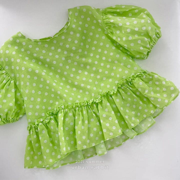 URBAN RABBIT - Korean Children Fashion - #Kfashion4kids - Linen Dots Blouse - 3
