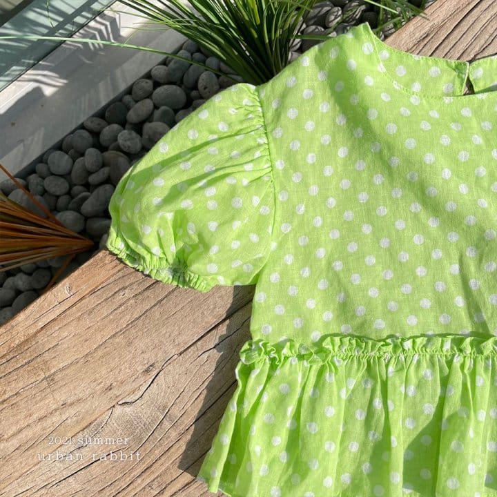 URBAN RABBIT - Korean Children Fashion - #Kfashion4kids - Linen Dots Blouse - 4