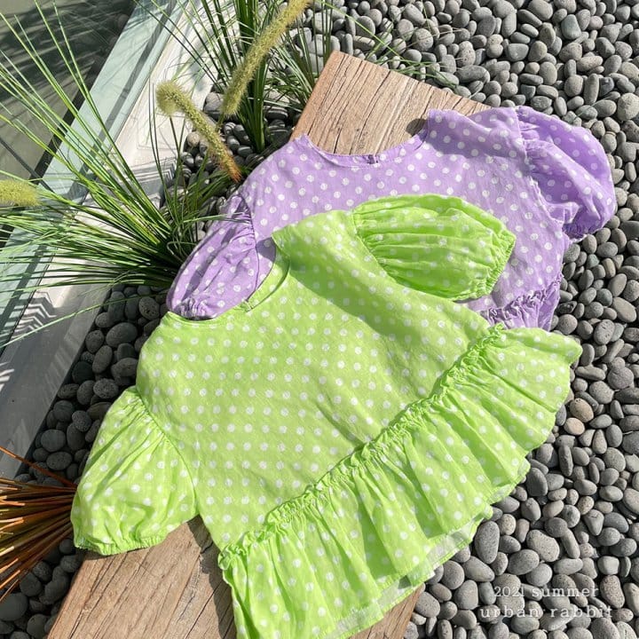URBAN RABBIT - Korean Children Fashion - #Kfashion4kids - Linen Dots Blouse - 5