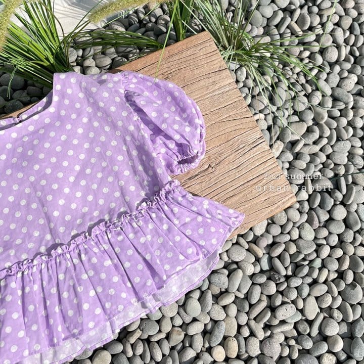 URBAN RABBIT - Korean Children Fashion - #Kfashion4kids - Linen Dots Blouse - 6