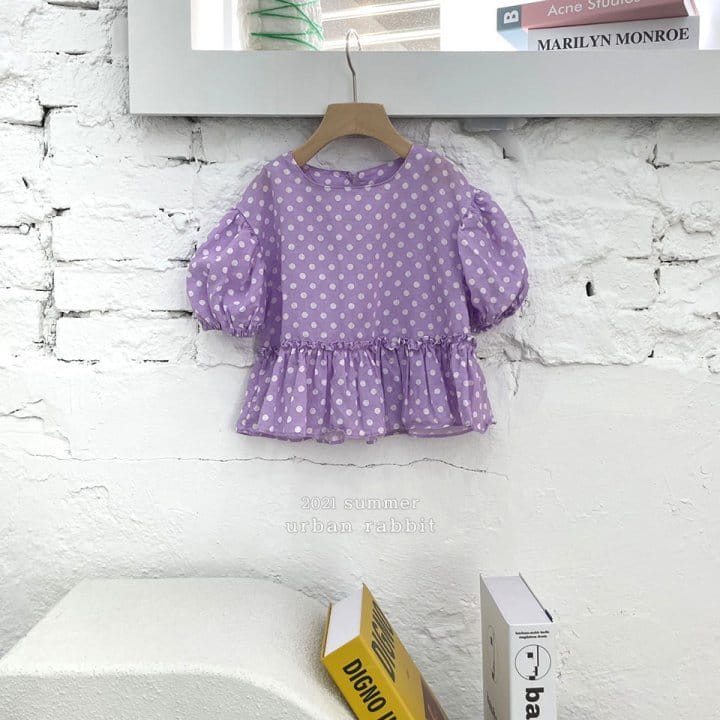 URBAN RABBIT - Korean Children Fashion - #Kfashion4kids - Linen Dots Blouse - 7