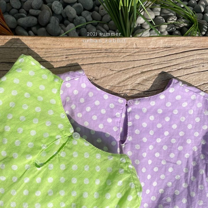URBAN RABBIT - Korean Children Fashion - #Kfashion4kids - Linen Dots Blouse - 8