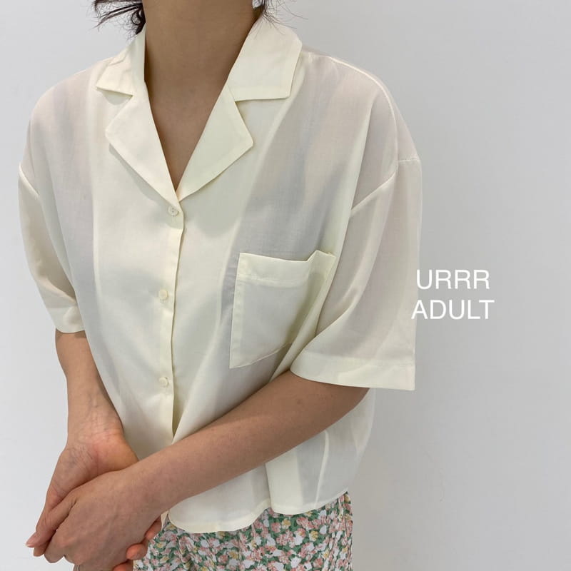 URRR - Korean Children Fashion - #Kfashion4kids - Mom Smoothie Pocket Shirt