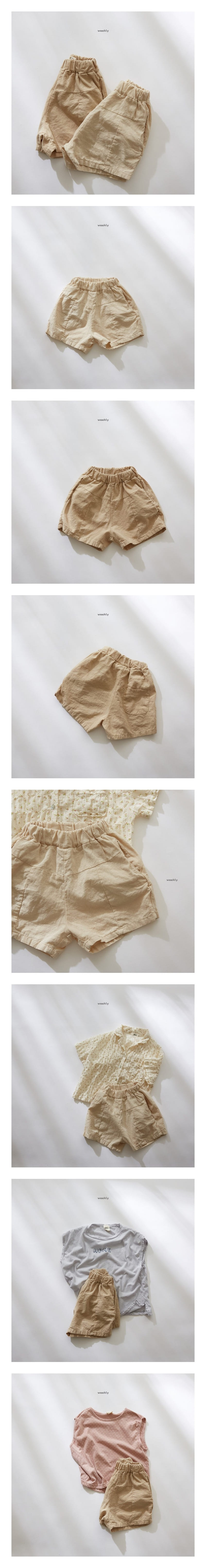 WEEKLY - Korean Children Fashion - #Kfashion4kids - Mong Slit Shorts