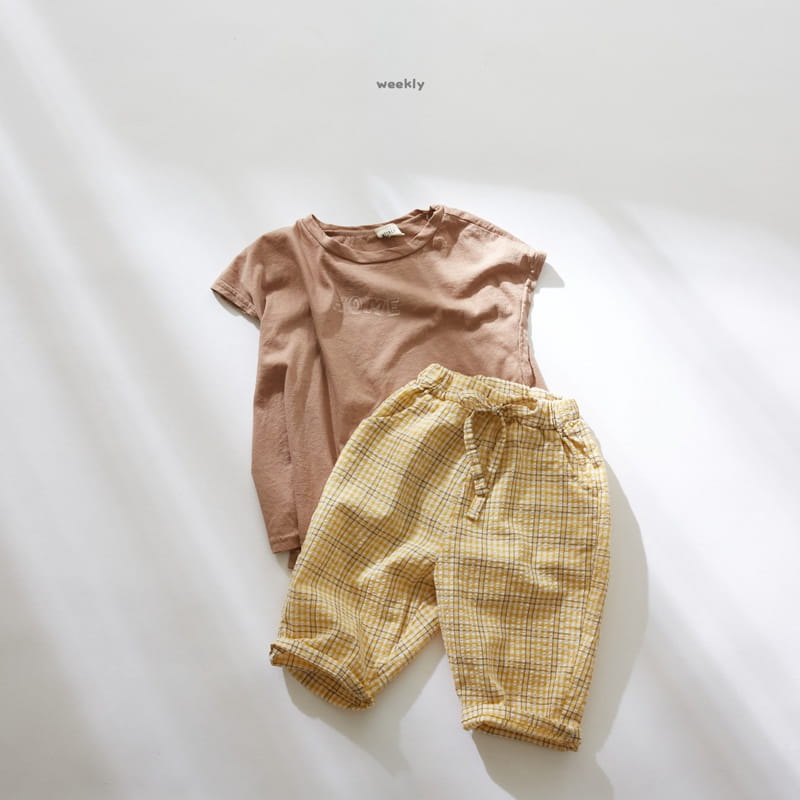 WEEKLY - Korean Children Fashion - #Kfashion4kids - Home Over Sleeveless Tee - 7