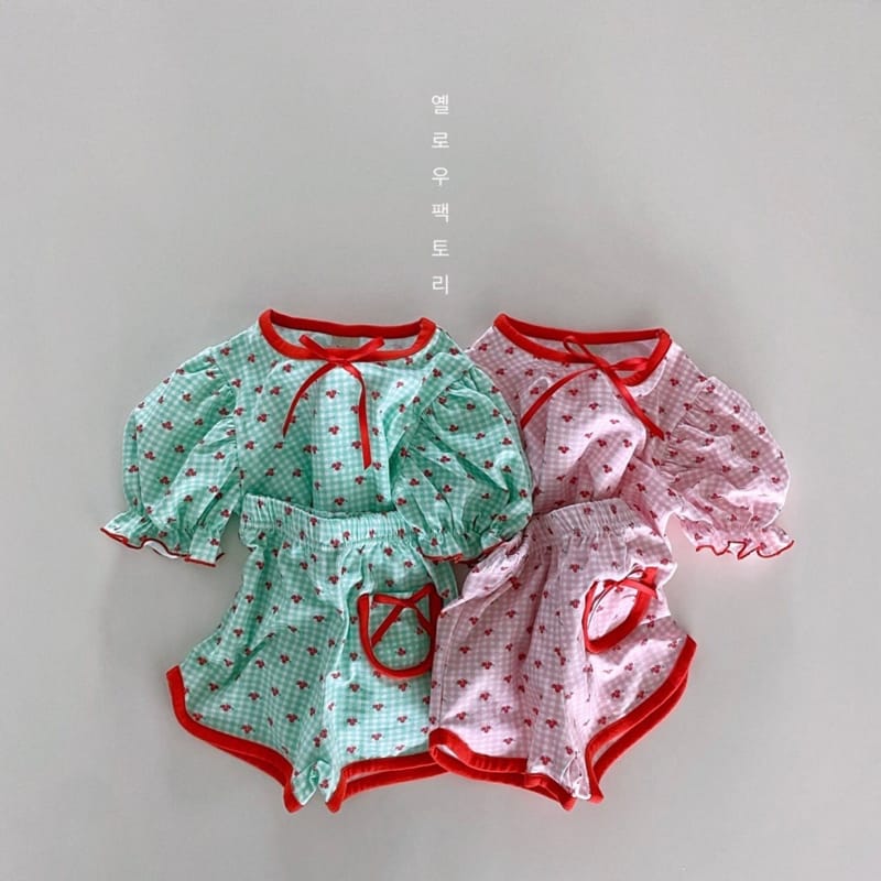 YELLOW FACTORY - Korean Children Fashion - #Kfashion4kids - U Go Girl Top Bottom Set