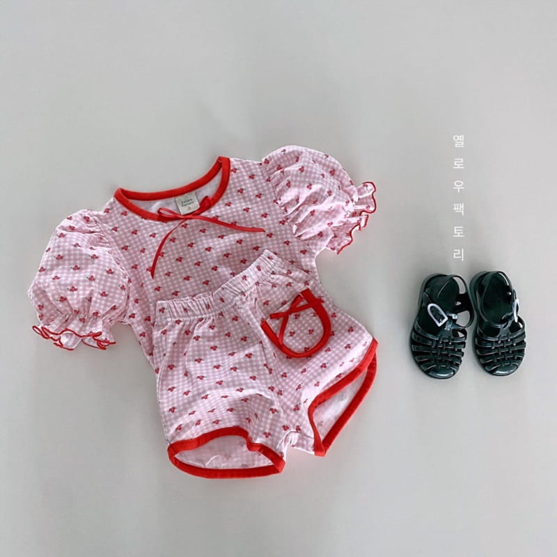 YELLOW FACTORY - Korean Children Fashion - #Kfashion4kids - U Go Girl Top Bottom Set - 12