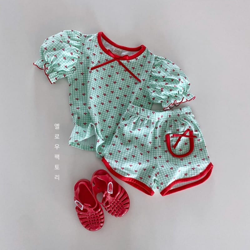 YELLOW FACTORY - Korean Children Fashion - #Kfashion4kids - U Go Girl Top Bottom Set - 3