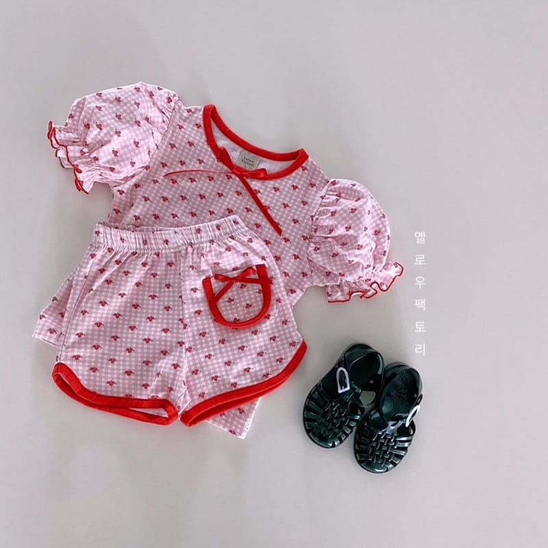 YELLOW FACTORY - Korean Children Fashion - #Kfashion4kids - U Go Girl Top Bottom Set - 4