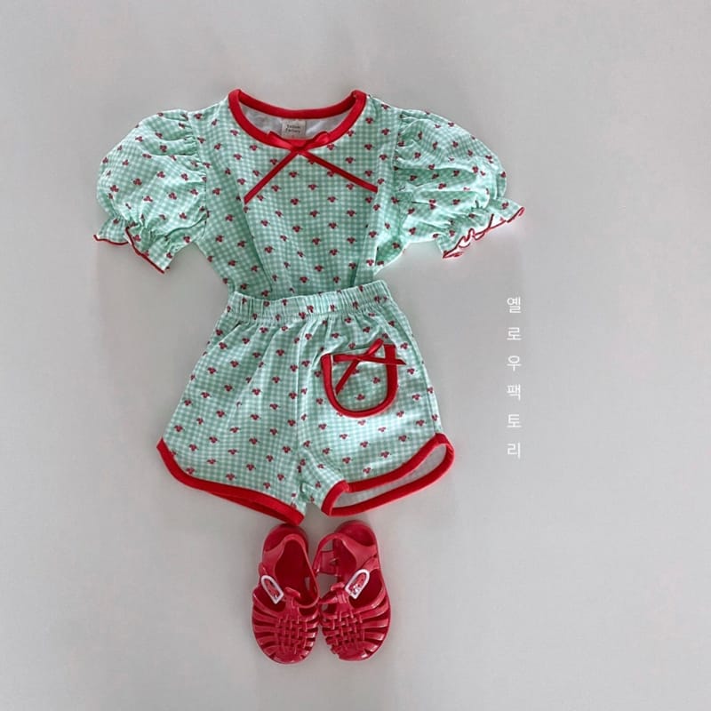 YELLOW FACTORY - Korean Children Fashion - #Kfashion4kids - U Go Girl Top Bottom Set - 5