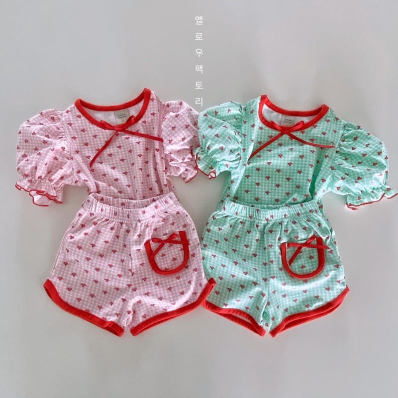 YELLOW FACTORY - Korean Children Fashion - #Kfashion4kids - U Go Girl Top Bottom Set - 8