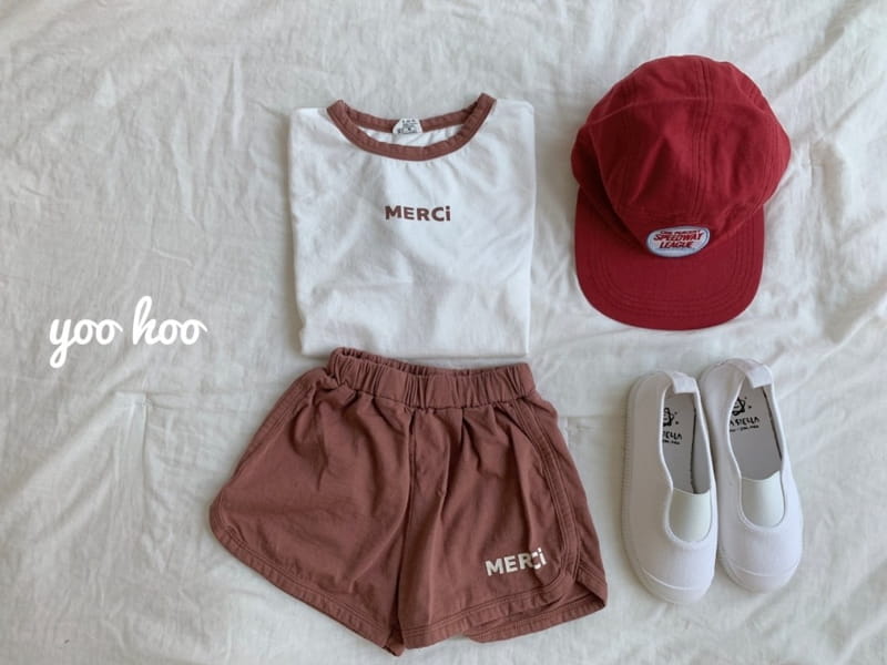 YOO HOO - Korean Children Fashion - #Kfashion4kids - Merci Top Bottom Set - 5