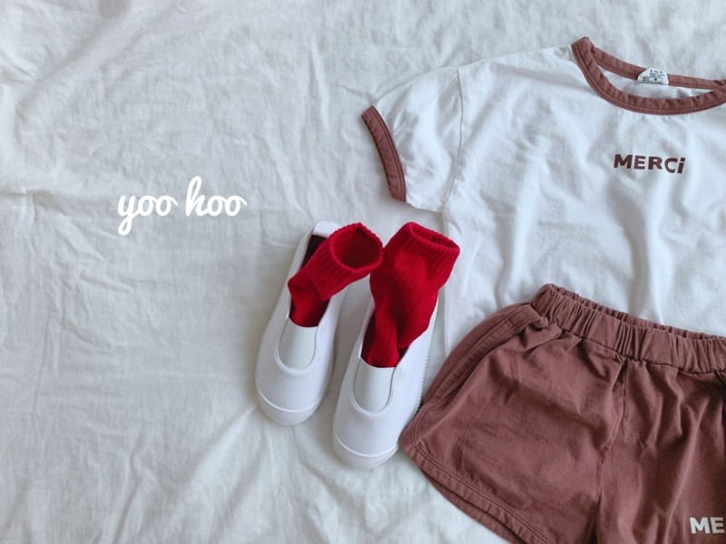 YOO HOO - Korean Children Fashion - #Kfashion4kids - Merci Top Bottom Set - 6