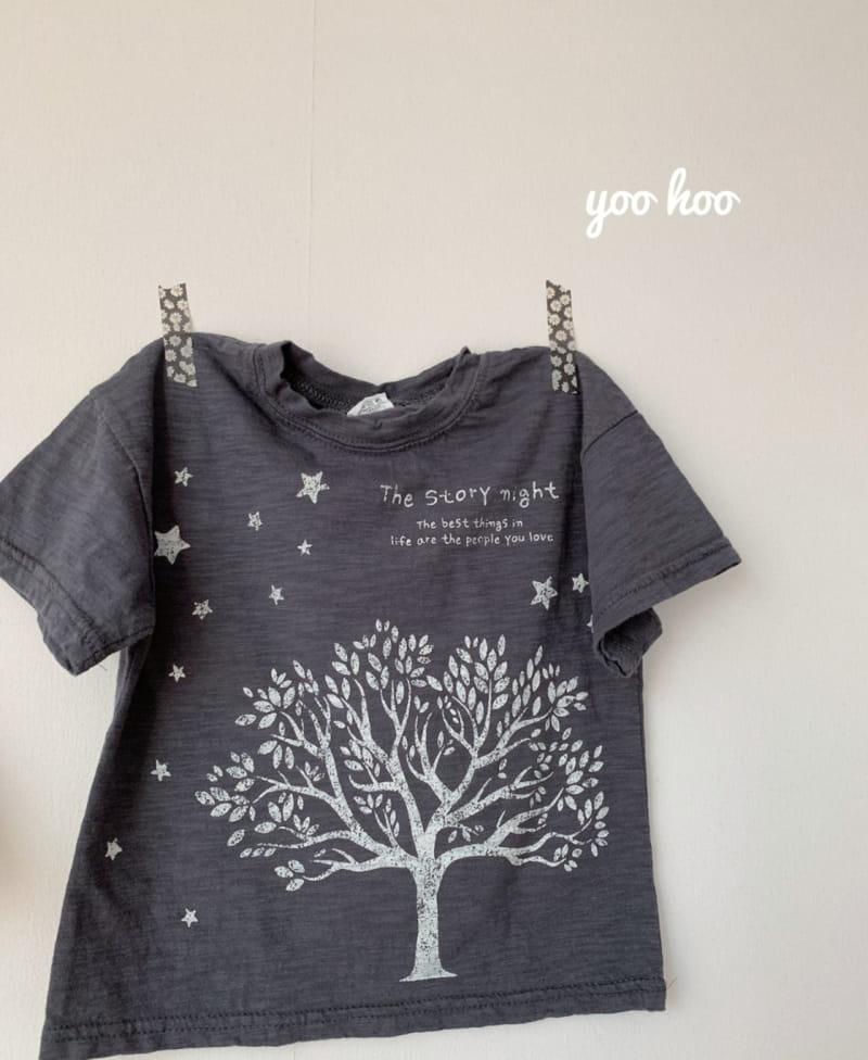 YOO HOO - Korean Children Fashion - #Kfashion4kids - Slab Tree Tee - 4