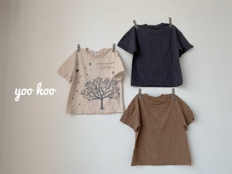 YOO HOO - Korean Children Fashion - #Kfashion4kids - Slab Tree Tee - 6