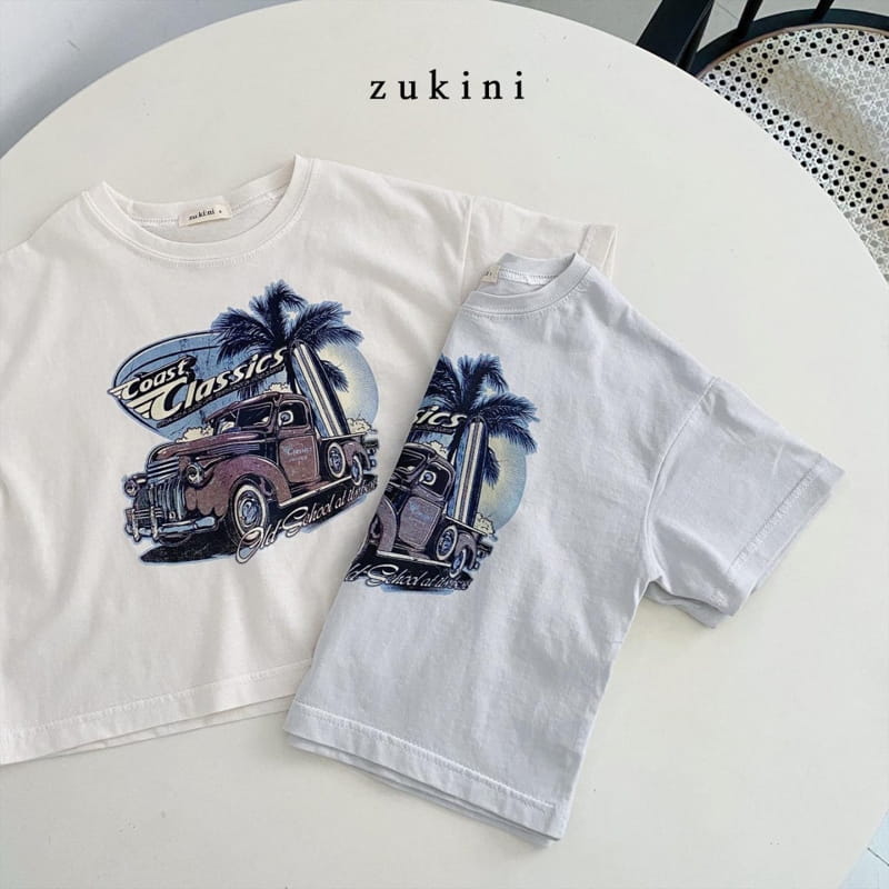 ZUKINI - Korean Children Fashion - #Kfashion4kids - Old Car Tee - 4