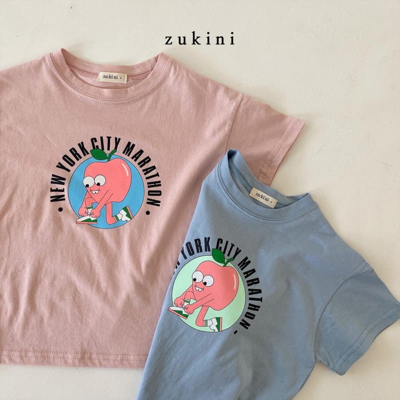 ZUKINI - Korean Children Fashion - #Kfashion4kids - Apple city Tee - 12
