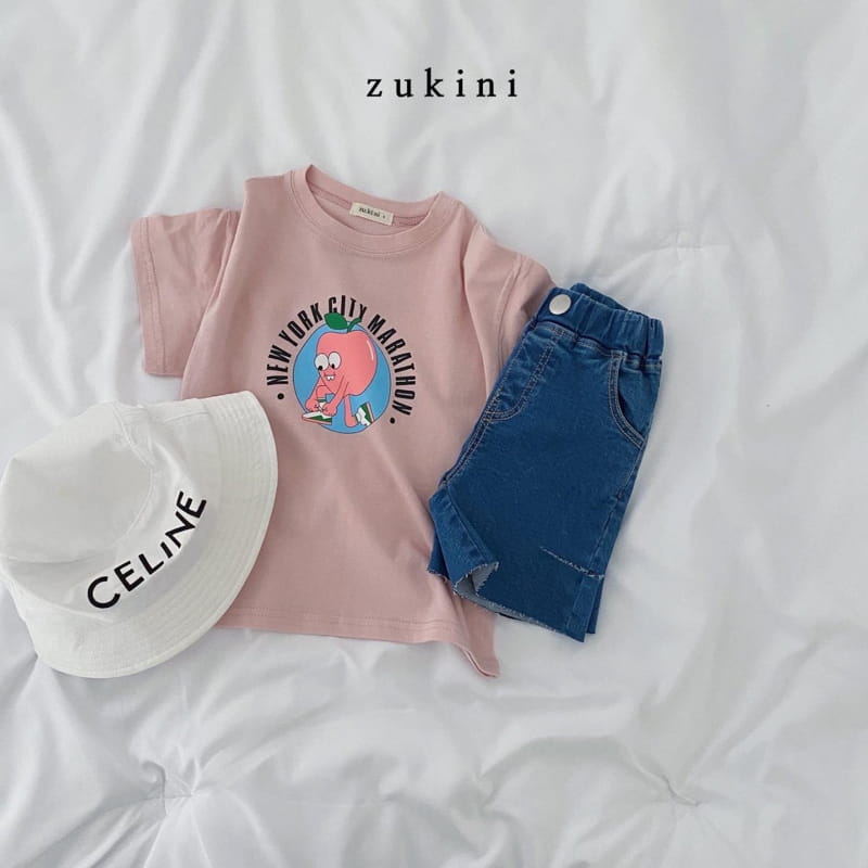 ZUKINI - Korean Children Fashion - #Kfashion4kids - Apple city Tee - 3
