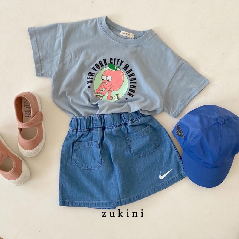 ZUKINI - Korean Children Fashion - #Kfashion4kids - Apple city Tee - 7