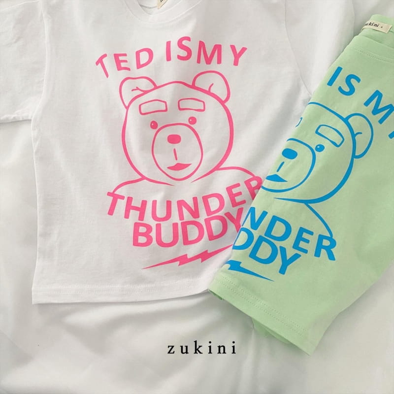 ZUKINI - Korean Children Fashion - #Kfashion4kids - Buddy Bear Tee - 4