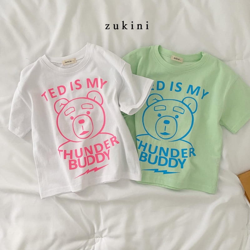 ZUKINI - Korean Children Fashion - #Kfashion4kids - Buddy Bear Tee - 6