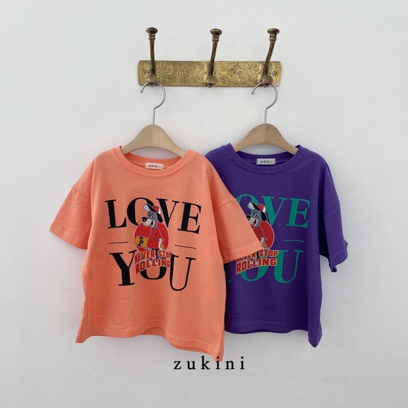 ZUKINI - Korean Children Fashion - #Kfashion4kids - Rolling Dosg Tee