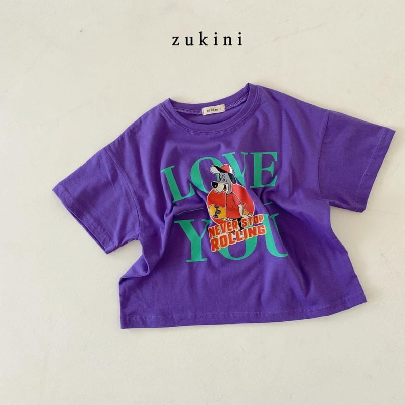 ZUKINI - Korean Children Fashion - #Kfashion4kids - Rolling Dosg Tee - 10