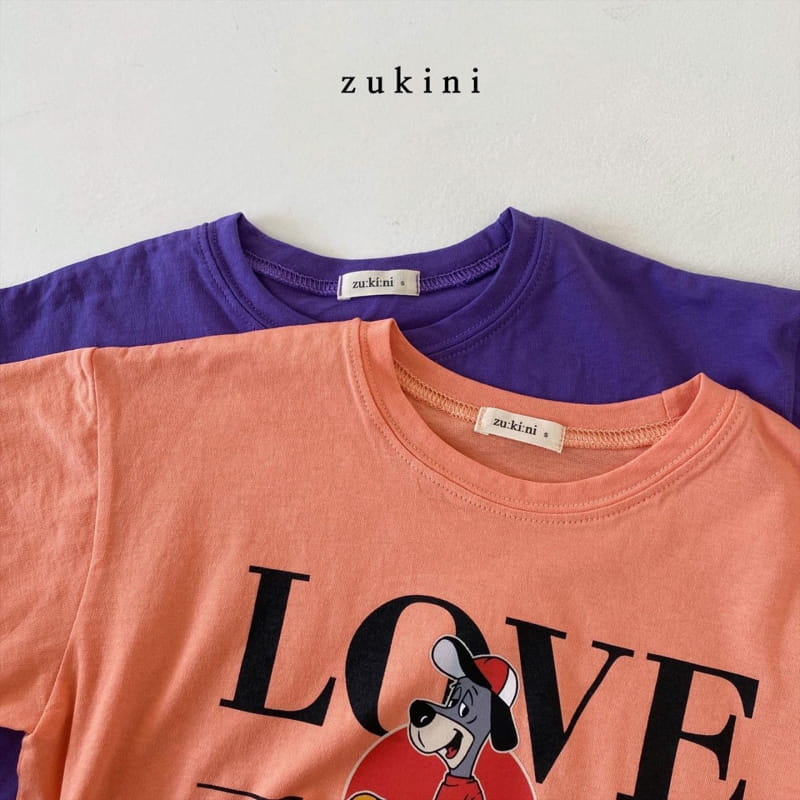 ZUKINI - Korean Children Fashion - #Kfashion4kids - Rolling Dosg Tee - 11