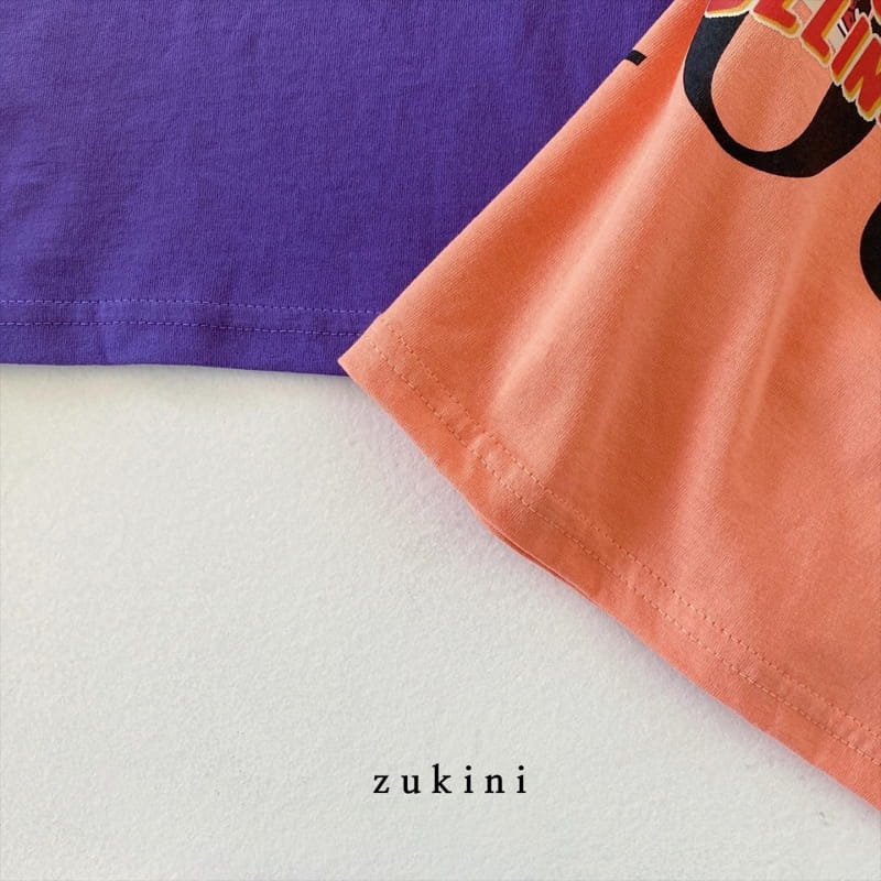 ZUKINI - Korean Children Fashion - #Kfashion4kids - Rolling Dosg Tee - 12