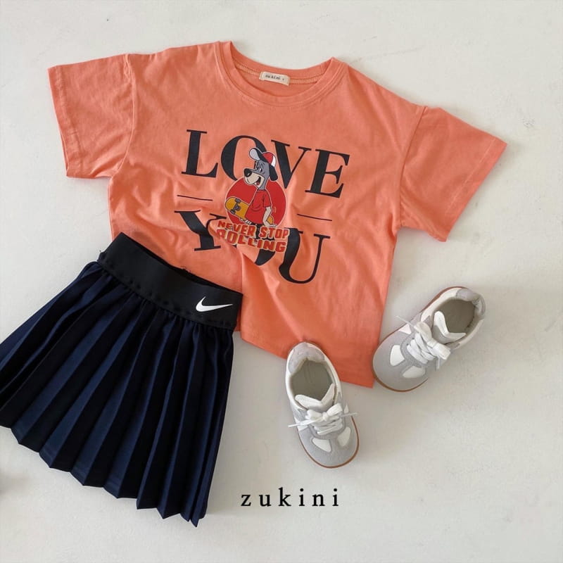 ZUKINI - Korean Children Fashion - #Kfashion4kids - Rolling Dosg Tee - 4