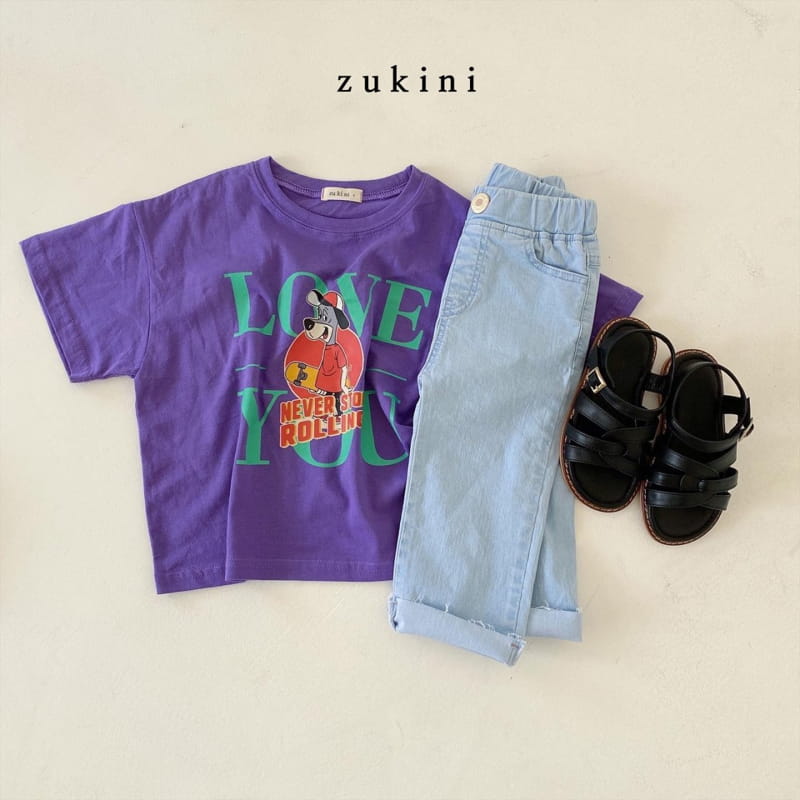 ZUKINI - Korean Children Fashion - #Kfashion4kids - Rolling Dosg Tee - 5