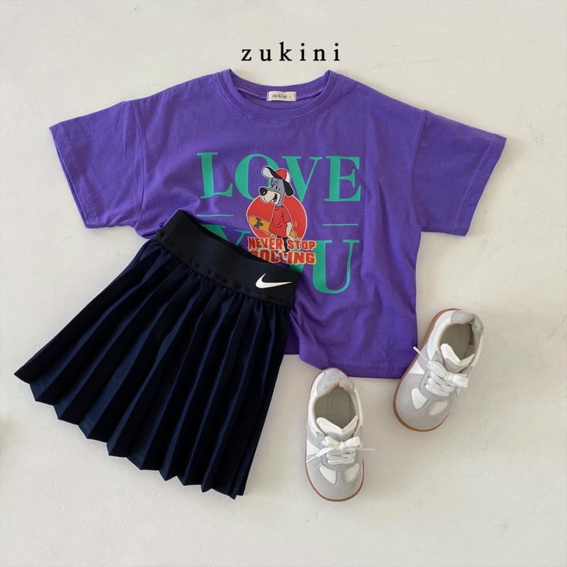 ZUKINI - Korean Children Fashion - #Kfashion4kids - Rolling Dosg Tee - 6