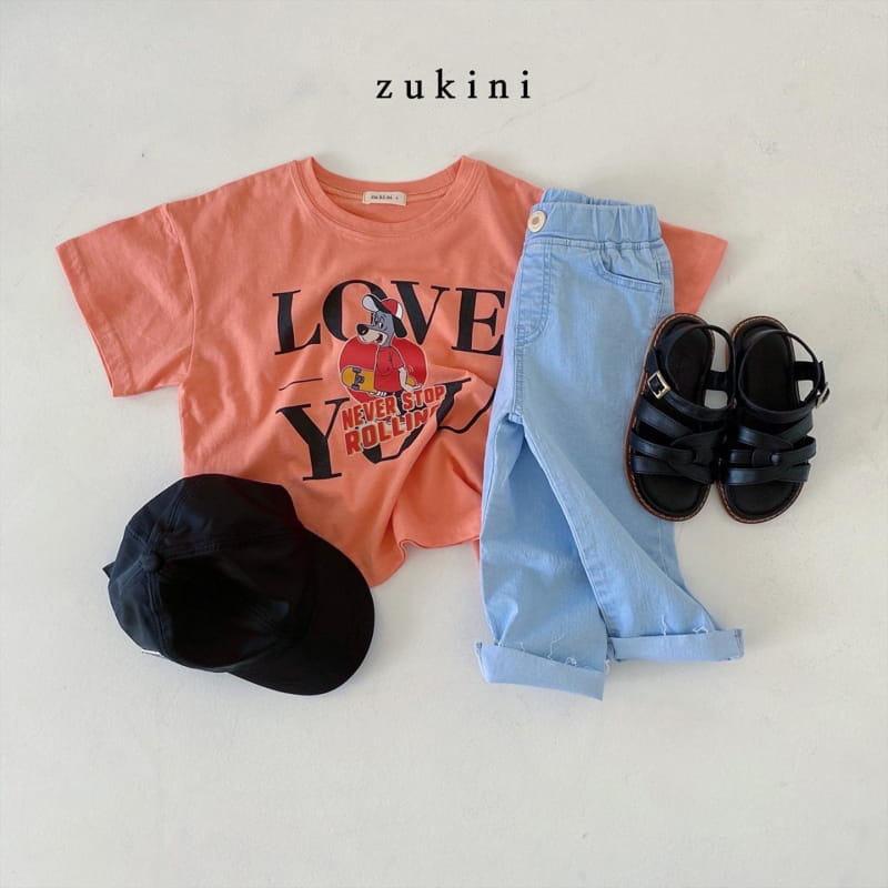 ZUKINI - Korean Children Fashion - #Kfashion4kids - Rolling Dosg Tee - 7