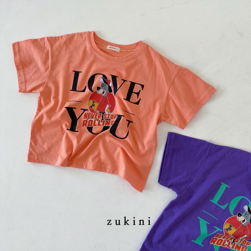ZUKINI - Korean Children Fashion - #Kfashion4kids - Rolling Dosg Tee - 9