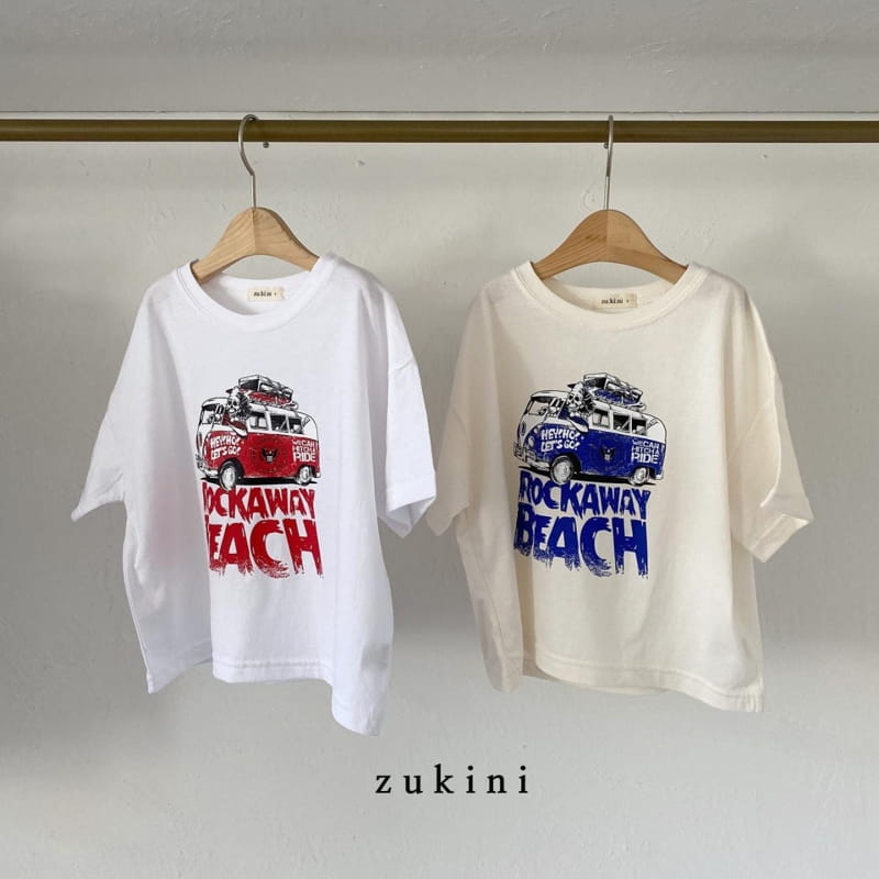 ZUKINI - Korean Children Fashion - #Kfashion4kids - Rock Beach Tee