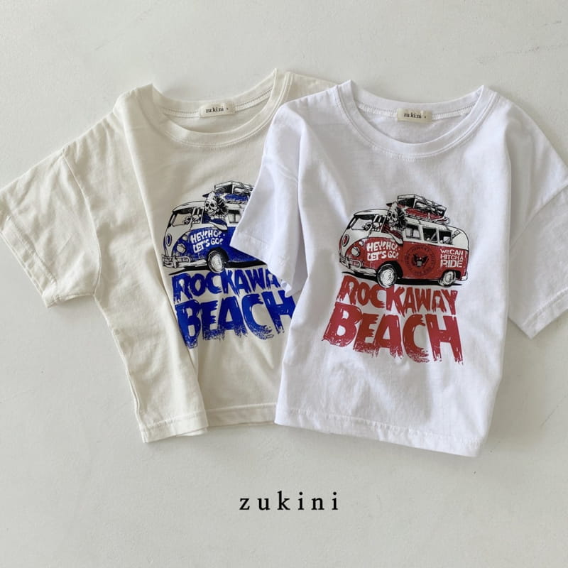 ZUKINI - Korean Children Fashion - #Kfashion4kids - Rock Beach Tee - 4