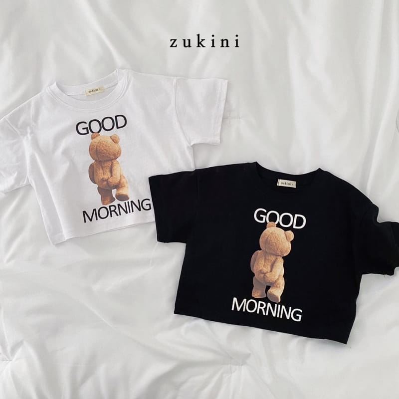 ZUKINI - Korean Children Fashion - #Kfashion4kids - Good Morning Crop Tee