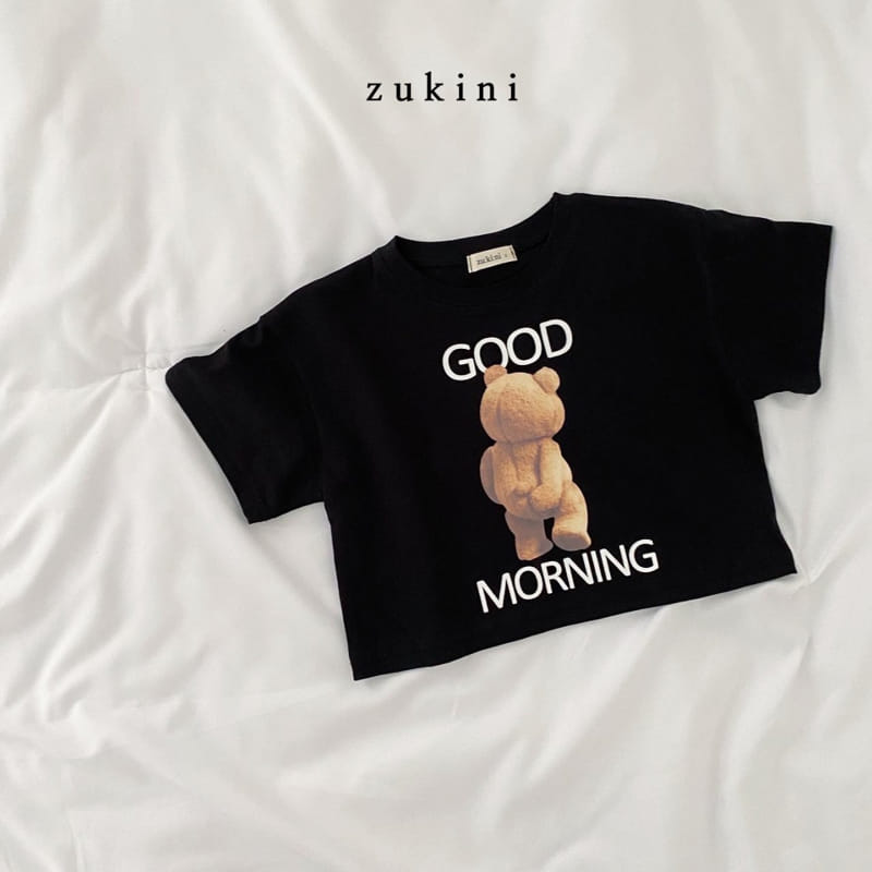 ZUKINI - Korean Children Fashion - #Kfashion4kids - Good Morning Crop Tee - 10