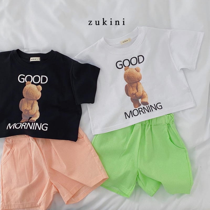ZUKINI - Korean Children Fashion - #Kfashion4kids - Good Morning Crop Tee - 5