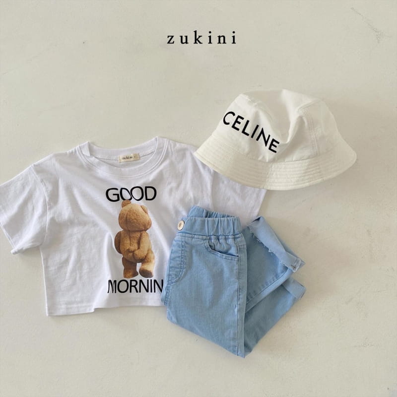 ZUKINI - Korean Children Fashion - #Kfashion4kids - Good Morning Crop Tee - 6