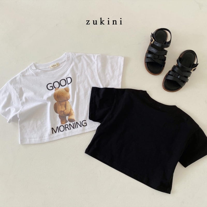 ZUKINI - Korean Children Fashion - #Kfashion4kids - Good Morning Crop Tee - 7