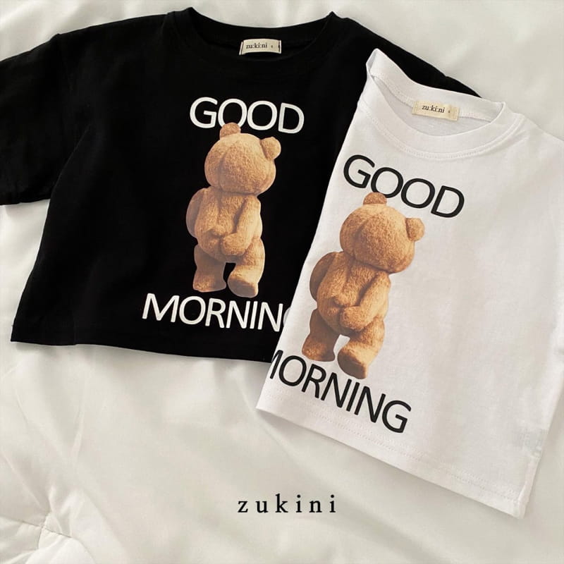 ZUKINI - Korean Children Fashion - #Kfashion4kids - Good Morning Crop Tee - 8