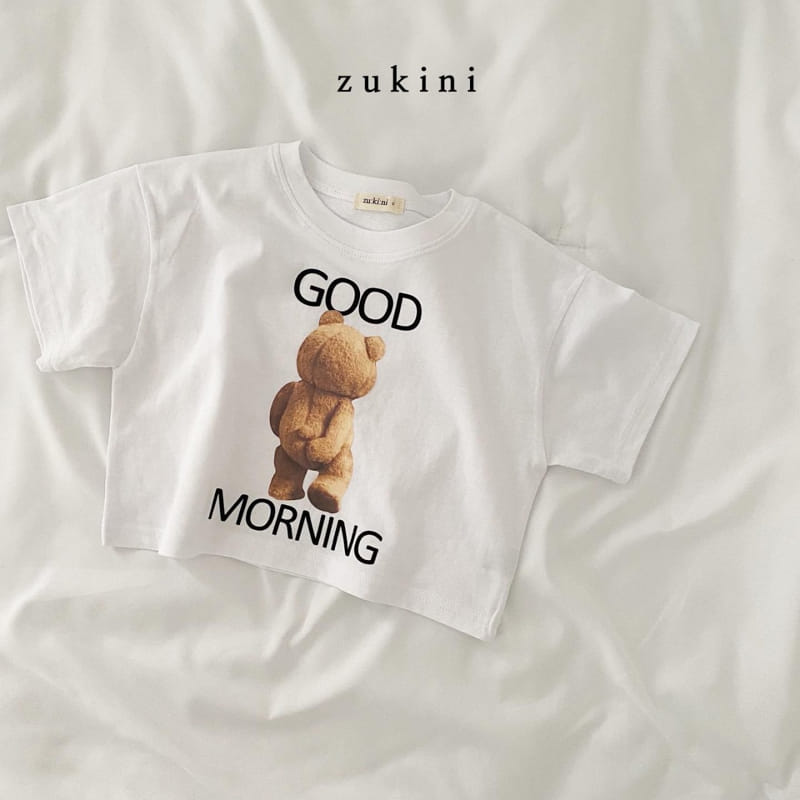 ZUKINI - Korean Children Fashion - #Kfashion4kids - Good Morning Crop Tee - 9