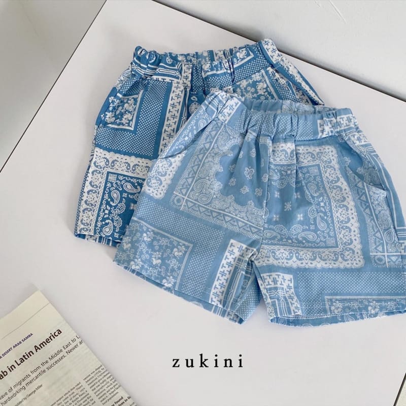 ZUKINI - Korean Children Fashion - #Kfashion4kids - Paisley Shorts - 11