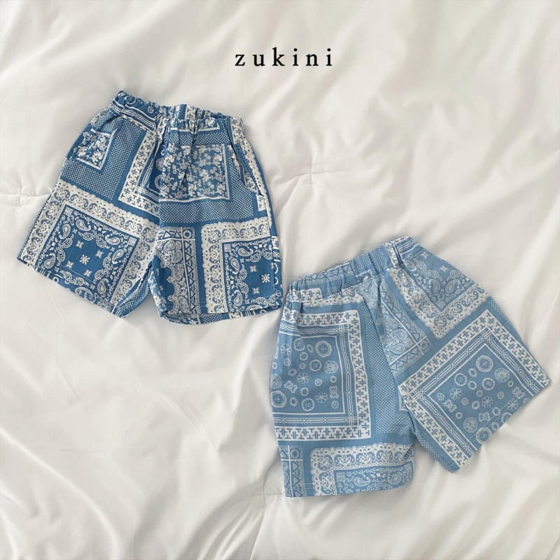 ZUKINI - Korean Children Fashion - #Kfashion4kids - Paisley Shorts - 5