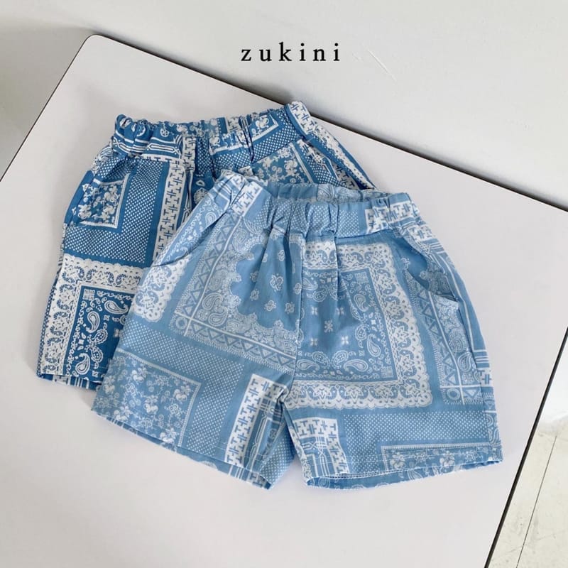 ZUKINI - Korean Children Fashion - #Kfashion4kids - Paisley Shorts - 6